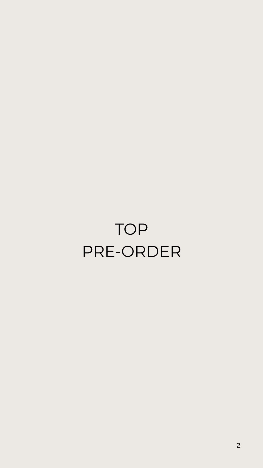 Top Pre-Order